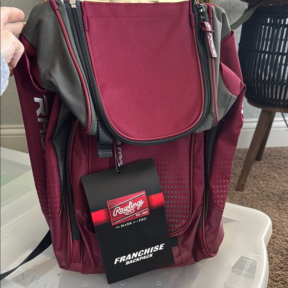 Rawlings Maroon Franchise Backpack